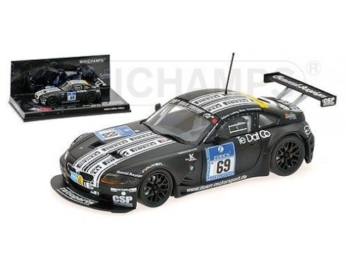 MINICHAMPS 400092769 BMW Z4 M COUPE’ PIRELLI LUDWIG 24H NURBURGRING 2009 Modellino
