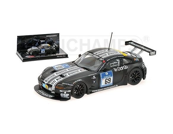 MINICHAMPS 400092769 BMW Z4 M COUPE’ PIRELLI LUDWIG 24H NURBURGRING 2009 Modellino