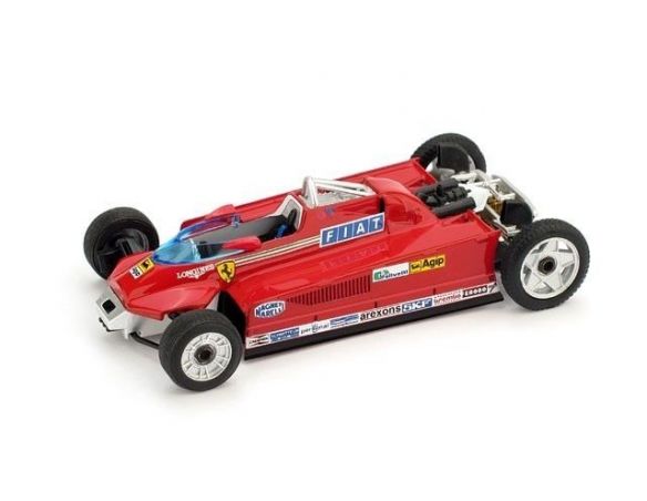 Brumm BM0367M FERRARI 126 CK G.VILLENEUVE 1981 MULETTO T-CAR MONACO GP 1:43 Modellino