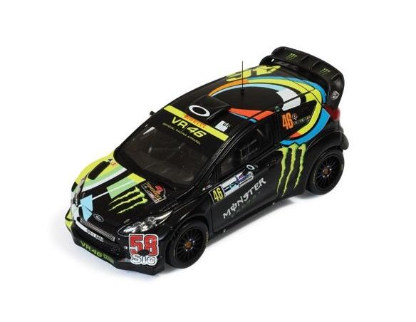 Ixo model RAM467 FORD FIESTA RS WRC N.46 2nd MONZA RALLY 2011 ROSSI-CASSINA 1:43 Auto Rally