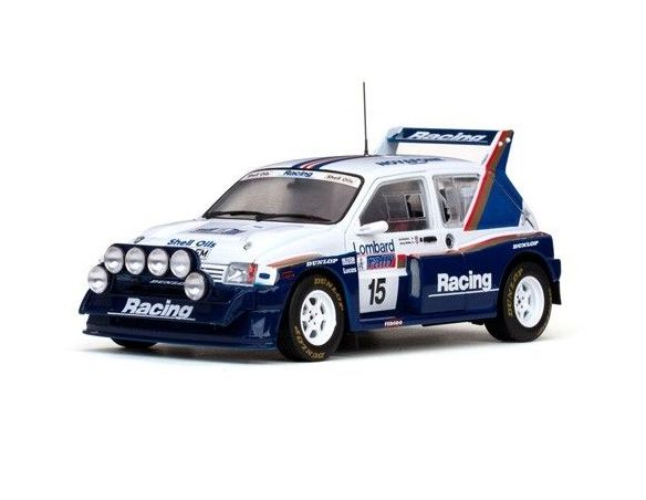 SunStar SS5531 MG METRO 6R4 N.15 8th RAC RALLY 1986 J.MCRAE-GRINDROD 1:18 Modellino