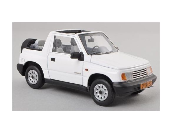 Neo Scale Models NEO44980 SUZUKI VITARA 1.6 JLX CONVERTIBLE 1995 WHITE 1:43 Modellino