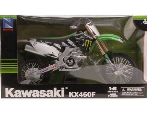 New Ray NY49393A KAWASAKI KX450F CHAD REED N.22 1:6 Modellino