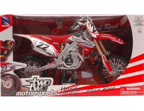 New Ray NY49393D HONDA CRF450R N.22 CHAD REED 1:6 Modellino