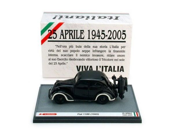 Brumm S05-10 FIAT 1100 GASSOGENO 25 APRILE 1/43 Modellino