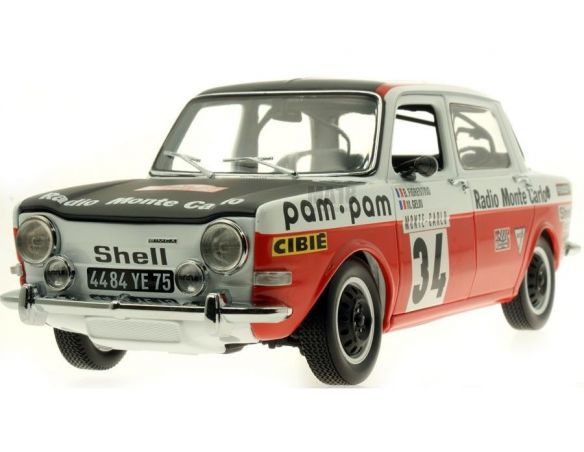 Norev 185707 SIMCA 1000 RALLY MONTECARLO '73 1/18 Auto 1/18