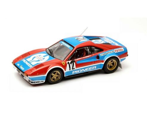 Best Model BT9320 FERRARI 308 GTB N.12 2nd TOUR DE CORSE 1982 J.CL.ANDRUET-BICHE 1:43 Modellino