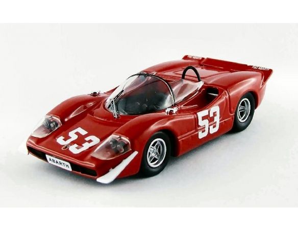 Best Model BT9494 ABARTH 2000 N.25 WINNER 500 KM IMOLA 1969 ORTNER-VAN LENNEP 1:43 Modellino