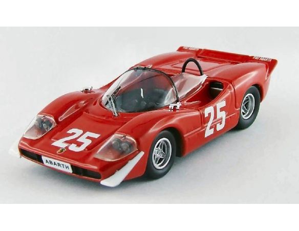 Best Model BT9495 ABARTH 2000 N.53 2nd (WINNER CL.)500 KM NURBURGRING 1969 T.HEZEMANS 1:43 Modellino