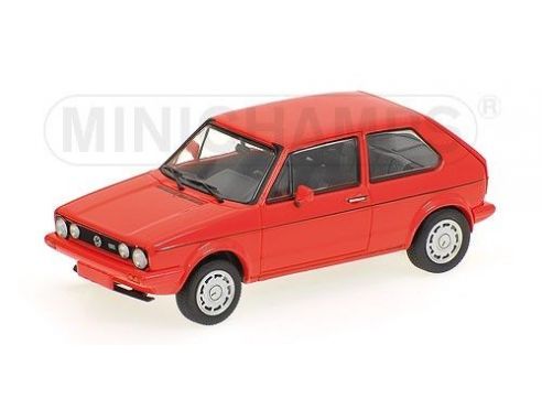 Minichamps PM400055170 VW GOLF GTI 1977 RED 1:43 Modellino