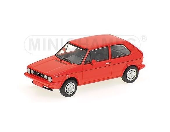 Minichamps PM400055170 VW GOLF GTI 1977 RED 1:43 Modellino