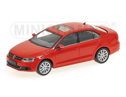 MINICHAMPS 400059001 VOLKSWAGEN JETTA 2010 RED Modellino