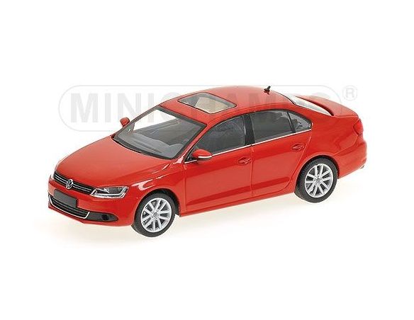 MINICHAMPS 400059001 VOLKSWAGEN JETTA 2010 RED Modellino