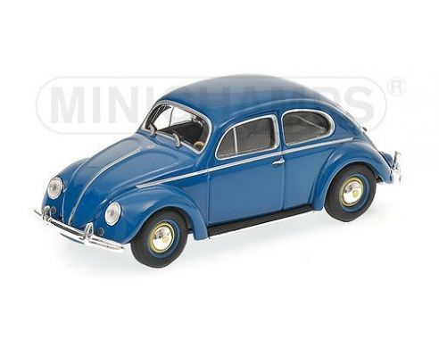 MINICHAMPS 430052107 VOLKSWAGEN 1200 BLUE 1953 Modellino
