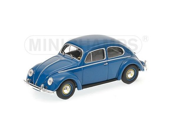 MINICHAMPS 430052107 VOLKSWAGEN 1200 BLUE 1953 Modellino