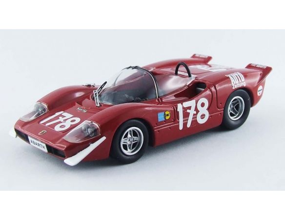 Best Model BT9507 ABARTH 2000 N.178 8th TARGA FLORIO 1969 BITTER-KELLENERS 1:43 Modellino