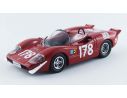 Best Model BT9507 ABARTH 2000 N.178 8th TARGA FLORIO 1969 BITTER-KELLENERS 1:43 Modellino