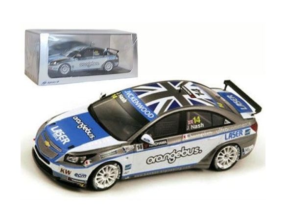 Spark Model S2453 CHEVROLET CRUZE 1.6T N.14 WTCC 2013 JAMES NASH 1:43 Modellino