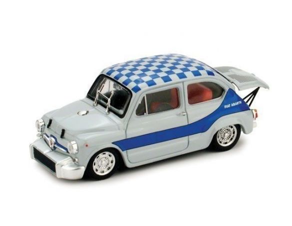 Brumm BM0380-02 FIAT ABARTH 1000 BERLINA CORSA GR.5 UFFICIALE 1968 LIVREA BLU 1:43 Modellino