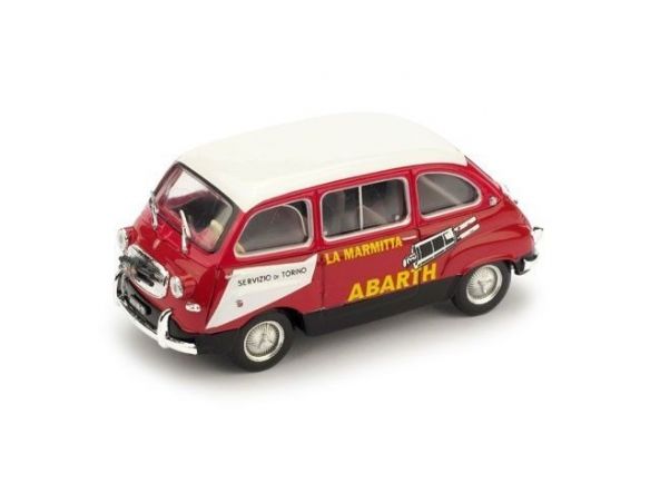 Brumm BM0383 FIAT 600 MULTIPLA ASSISTENZA ABARTH 1:43 Modellino