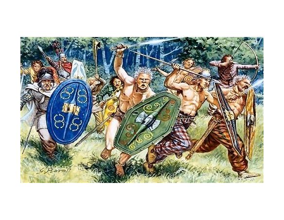 Italeri IT6022 GAUL WARRIORS SOLDATINI KIT 1:72 Modellino