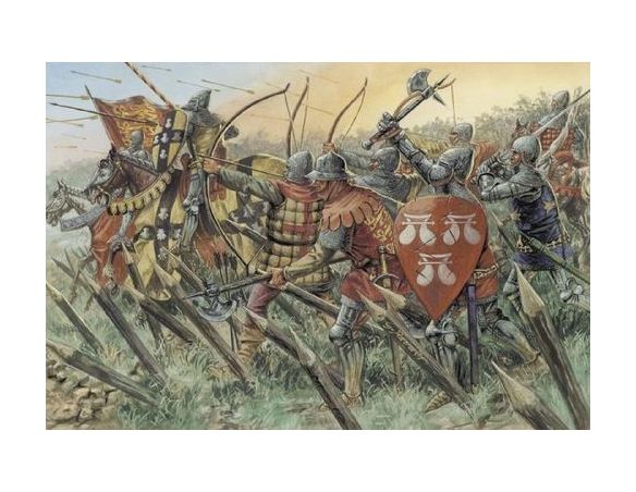 Italeri IT6027 100 YEARS WAR BRITISH WARRIORS KIT 1:72 Modellino