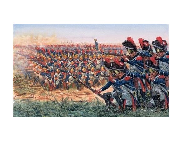 Italeri IT6072 FRENCH GRENADIERS NAP.WARS KIT 1:72 Modellino