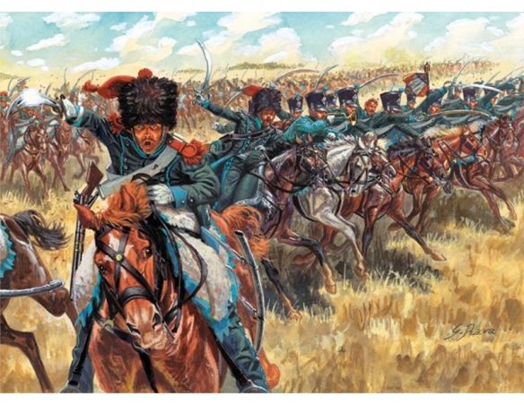 Italeri IT6080 NAPOLEONIC WARS CAVALLERIA LEGGERA KIT 1:72 Modellino