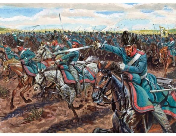 Italeri IT6081 NAPOLEONIC WARS CAVALLERIA PRUSSIANA KIT 1:72 Modellino