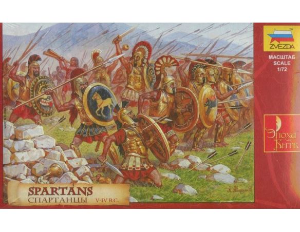 Zvezda Z8068 SPARTANS KIT 1:72 Modellino