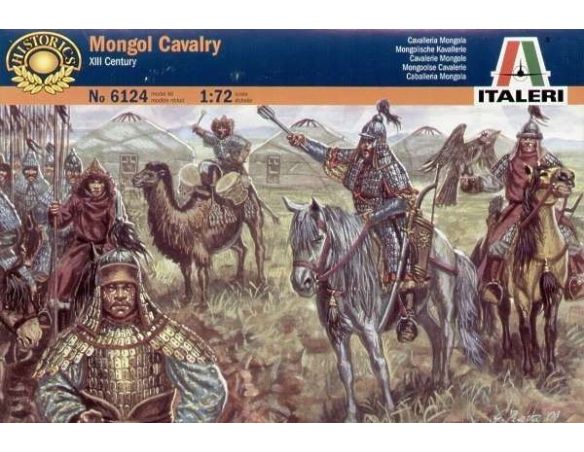 Italeri IT6124 XIIIth CENTURY MONGOL CAVALRY KIT 1:72 Modellino