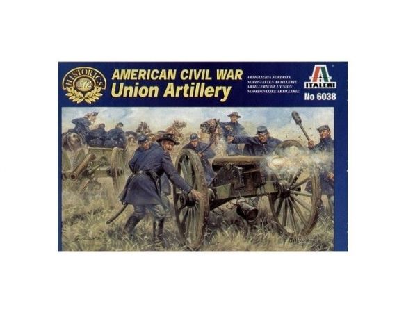 Italeri IT6038 UNION ARTILLERY SOLDATINI KIT 1:72 Modellino