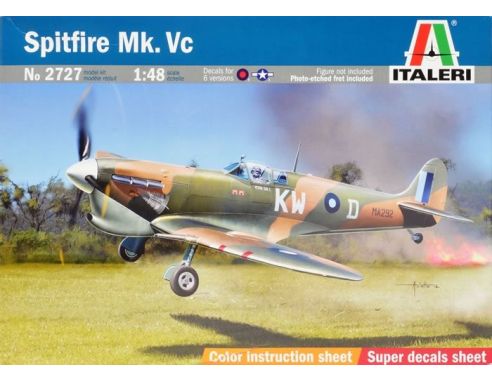 Italeri IT2727 SPITFIRE MK.VC KIT 1:48 Modellino