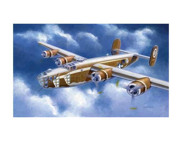 Italeri IT1285 B 24 LIBERATOR ASSEMBLY SHIP KIT 1:72 Kit Aerei