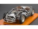 CMC M109 MASERATI 300 S 1956 ROLLING CHASSIS CON BASE IN LEGNO Modellino