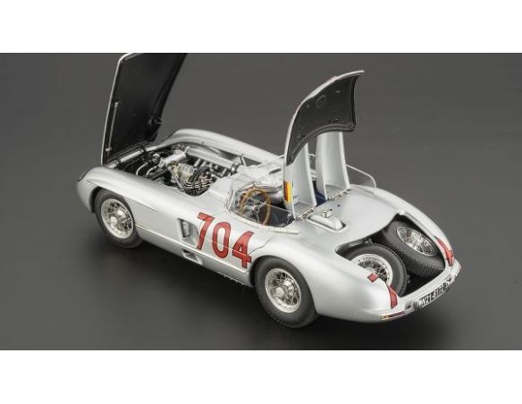 CMC M119 MERCEDES BENZ 300 SLR MILLE MIGLIA 1955 n.704 HERRMANN Modellino