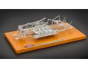 CMC M122 MASERATI TIPO 61 BIRDCAGE SPACE FRAME CON BASE IN LEGNO Modellino