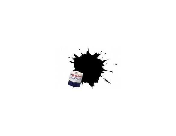 Humbrol HB0085 COAL BLACK  SATIN Pz.6 Modellino