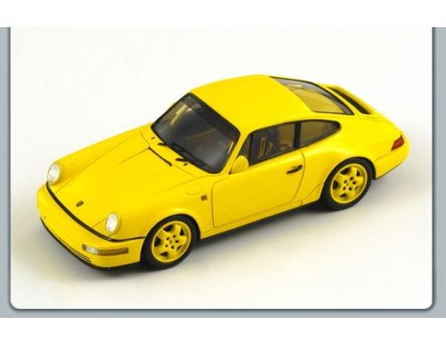 Spark Model S2087 PORSCHE 964 CARRERA RS CLUBSPORT 1992 YELLOW 1:43 Modellino