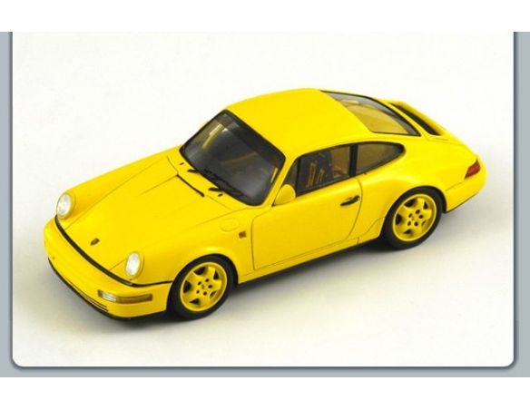 Spark Model S2087 PORSCHE 964 CARRERA RS CLUBSPORT 1992 YELLOW 1:43 Modellino