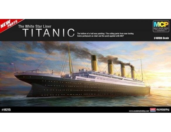 Accademy ACD14215 RSM TITANIC KIT 1:400 Modellino