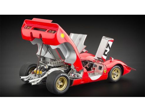 CMC CMC095 FERRARI 312P SPYDER N.25 2nd SEBRING 1969 ANDRETTI-AMON 1:18 Modellino