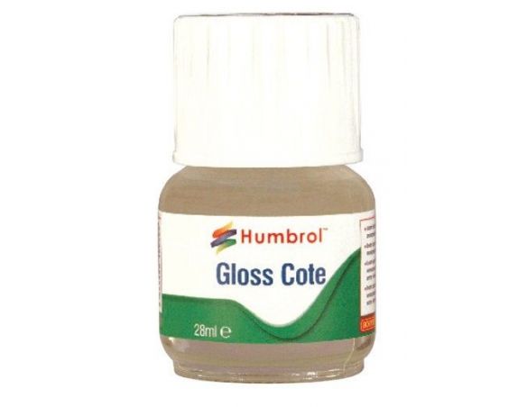 Humbrol HBAC5500 GLOSS COTE TRASPARENTE LUCIDO ml 28 Colori ed Accessori