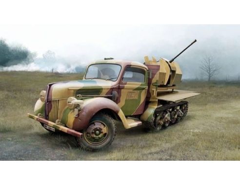 Italeri IT6519 KFZ 3B MAULTIER WITH FLAK 38 KIT 1:35 Modellino