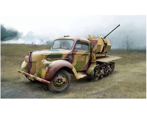 Italeri IT6519 KFZ 3B MAULTIER WITH FLAK 38 KIT 1:35 Modellino