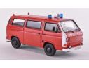 Premium Classixx PREM13055 VW T2B BOX VAN FEUERWEHR RED/WHITE 1:43 Modellino