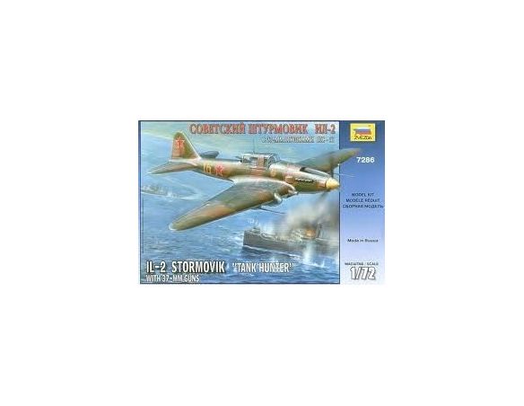 Zvezda Z7286 IL-2 TANK HUNTER KIT 1:72 Kit Aerei