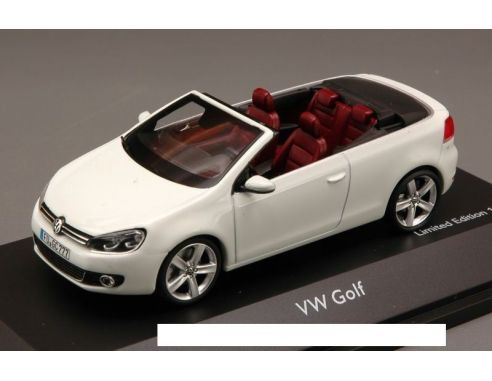 Schuco SH7467 VW GOLF VI CARBIOLET 2011 WHITE 1:43 Modellino