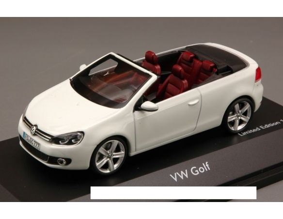 Schuco SH7467 VW GOLF VI CARBIOLET 2011 WHITE 1:43 Modellino