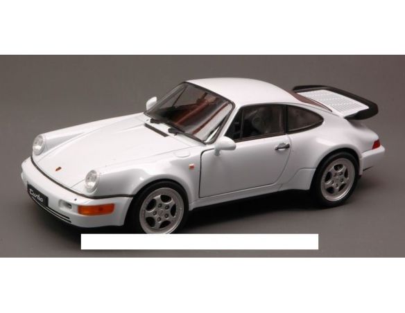 Welly WE3767 PORSCHE 964 TURBO 1991 WHITE 1:24 Modellino